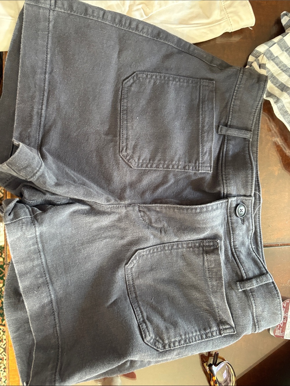 LOFT Navy Blue Denim Shorts